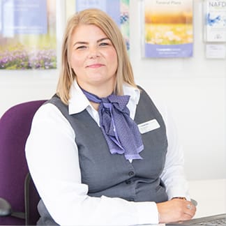 Photo of a funeralcare member of staff